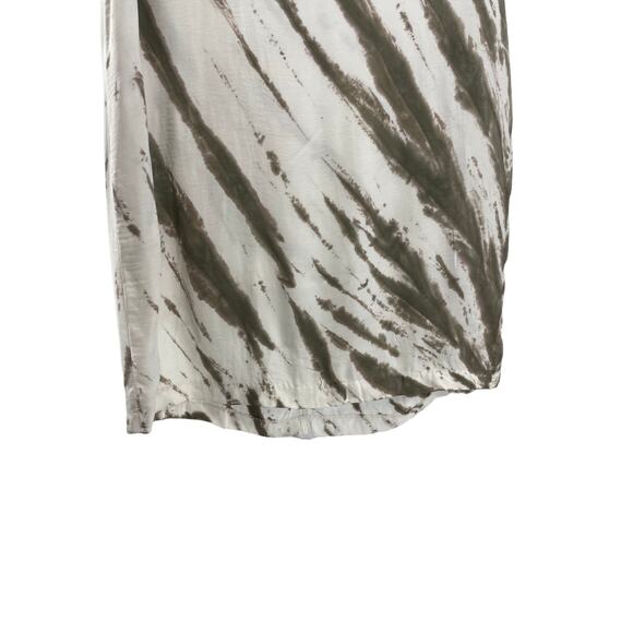 Vici White & Green Tie Dye Short Sleeve Mini Dress Women's Size Medium - Picture 5 of 11